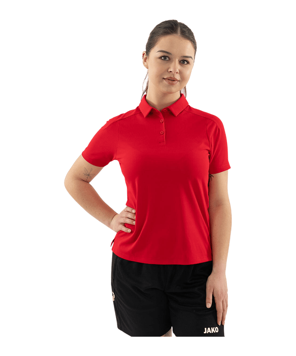 JAKO Uni Polo Damen Rot F100 - rot
