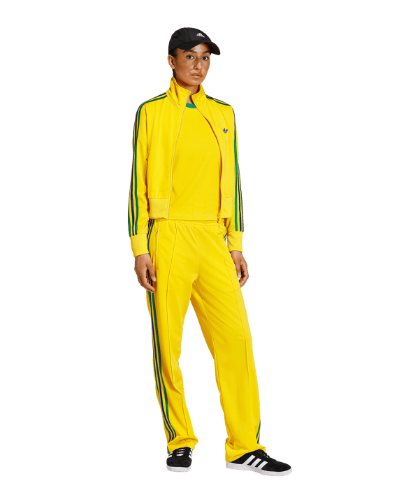adidas Originals 3 Stripes Slim T-shirt Donna Giallo - giallo