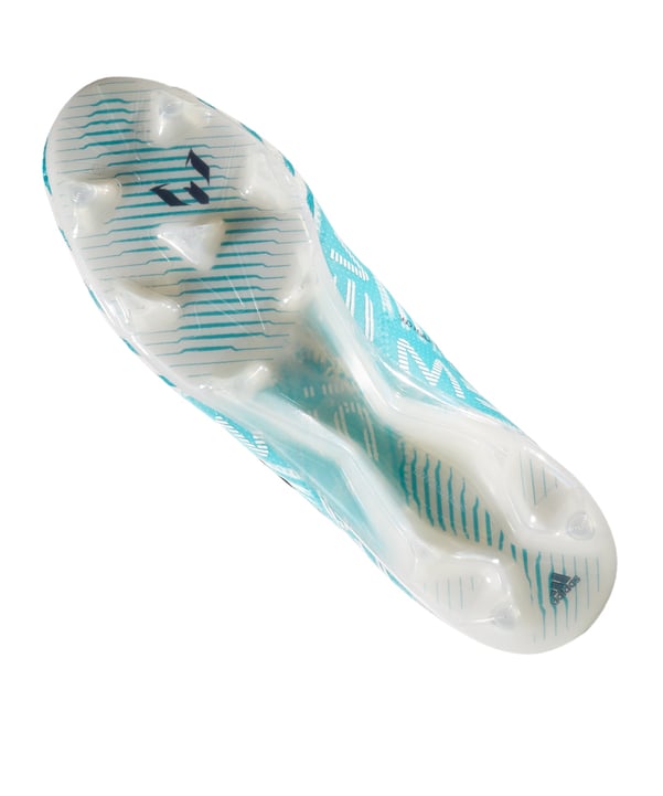 adidas NEMEZIZ 17+ 360Agility FG Weiss Blau - weiss