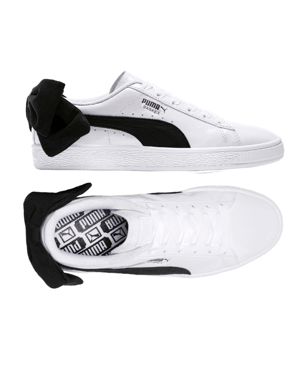 PUMA Basket Bow SB Sneaker Weiss Schwarz F03 - weiss