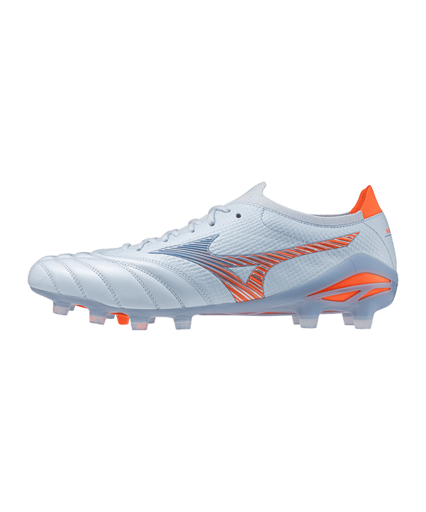 Mizuno Morelia Neo V Beta Japan FG Serene Spark Blau F22