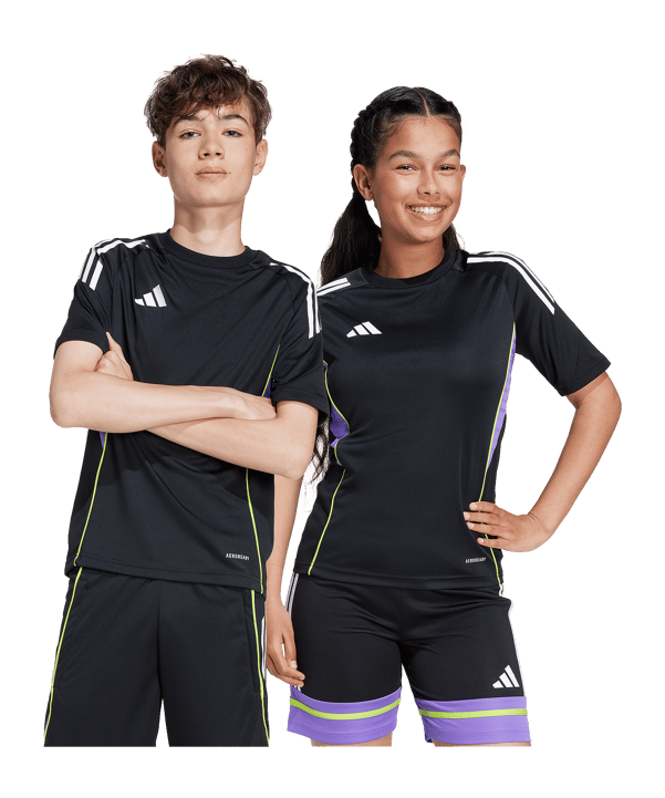 adidas Tiro 25 Competition Trikot Kids Schwarz - schwarz