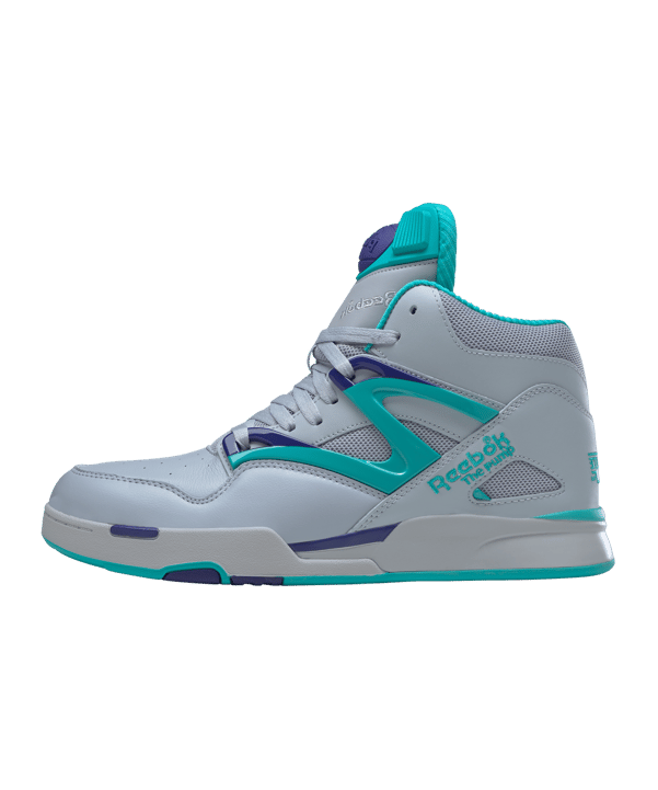 Reebok Pump Omni Zone II Weiss Blau Lila - weiss