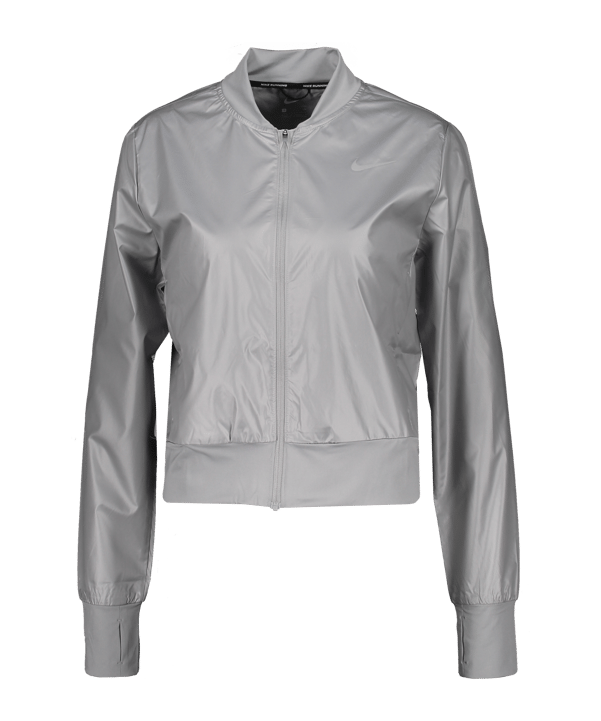Nike Swoosh Run Jacke Running Damen Grau F073 - grau