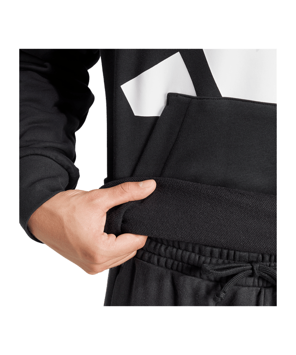 adidas Essentials French Terry Hoody Schwarz - schwarz