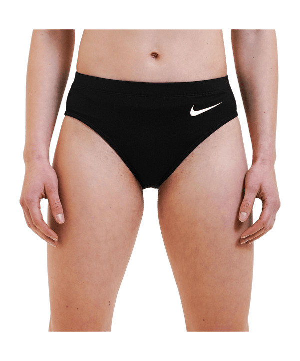 Nike Stock Brief Laufslip Damen Schwarz F010 - schwarz