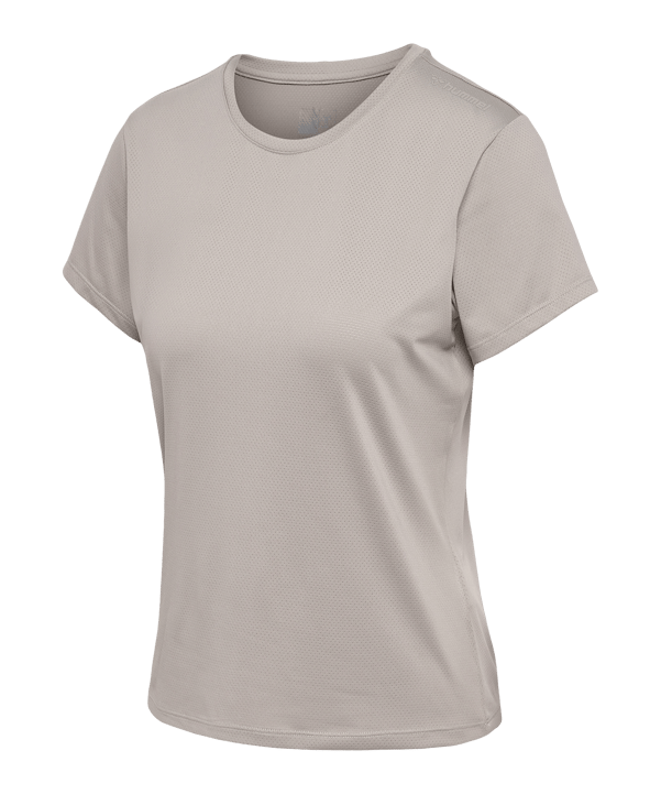 Hummel Mt Aura Mesh T-Shirt Damen Grau F2540 - grau
