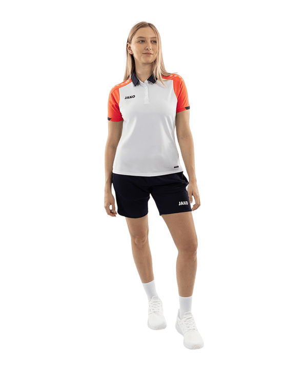JAKO Dynamic Polo Damen Weiß F026 - weiss