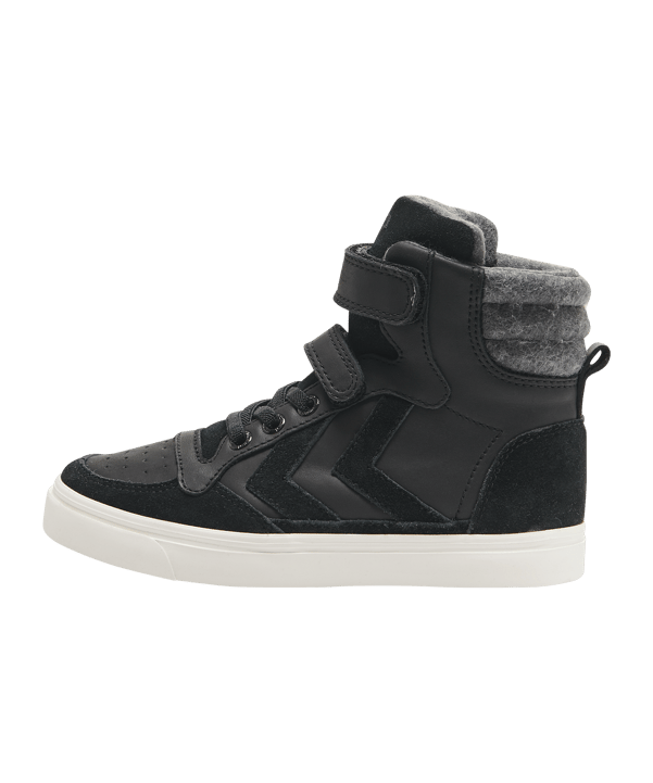 Hummel Stadil Winter High Sneaker Kids Schwarz F2001 - schwarz