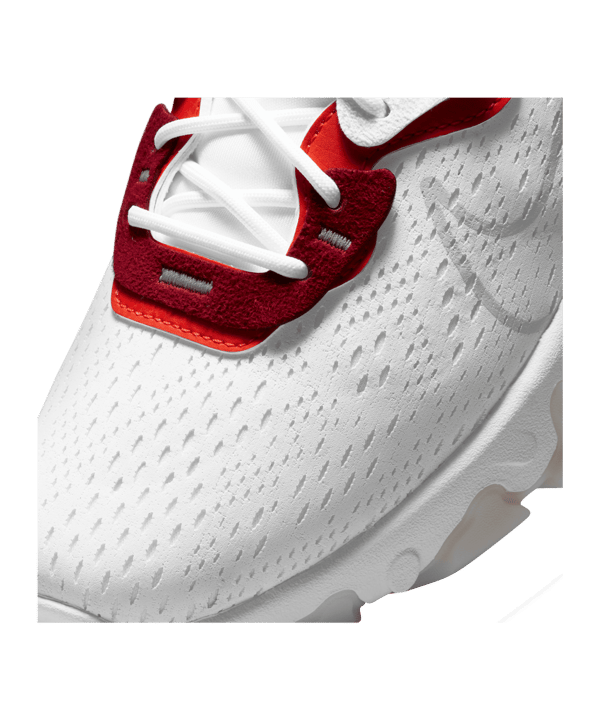 Nike React Vision Weiss Grau Orange F100 - weiss