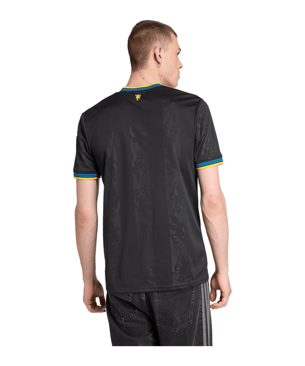 adidas Manchester United Trikot 3rd 2025/2026 Schwarz - schwarz