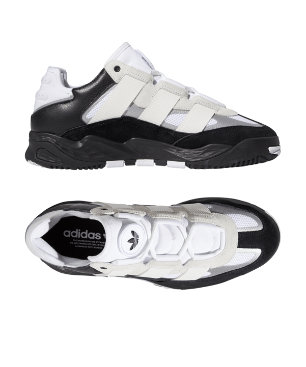 adidas Originals Niteball Weiss Schwarz - weiss