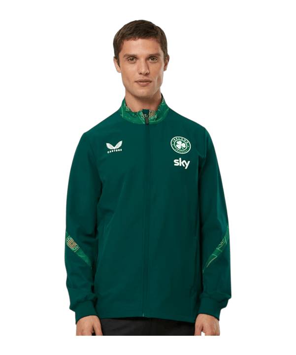 Castore FAI Irland League Matchday Anthem Jacke - gruen