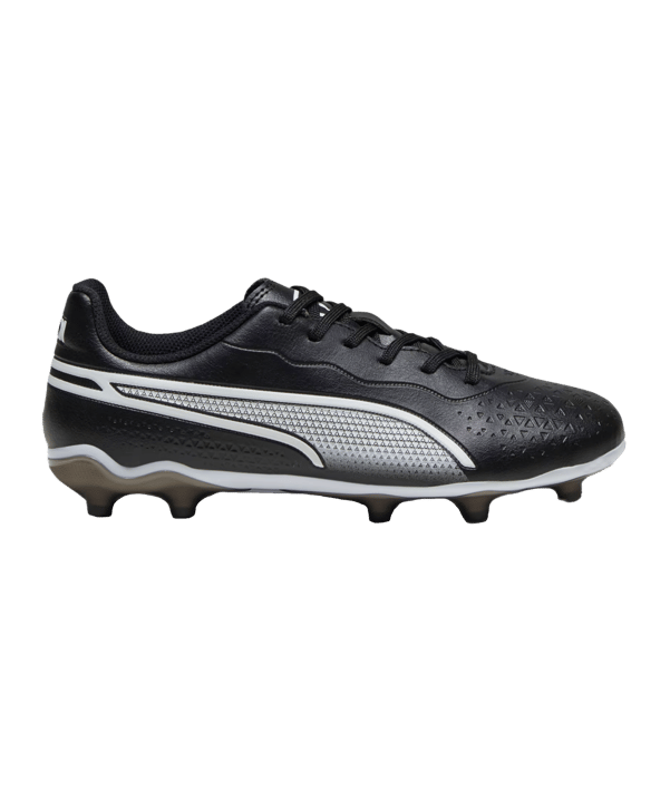 PUMA KING Match FG/AG Jr enfants noir blanc F01 - noir