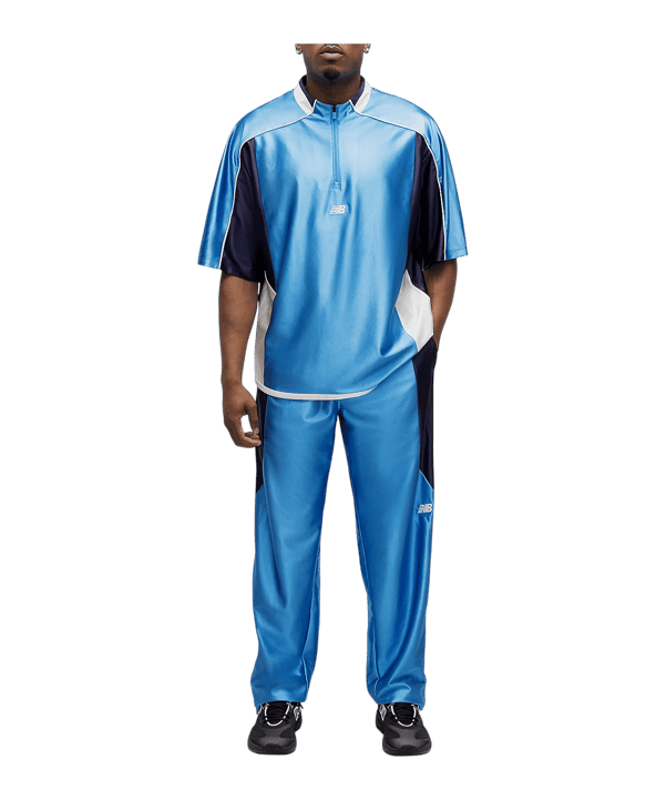 New Balance Warmup Shooting Sweatshirt Blau - blau