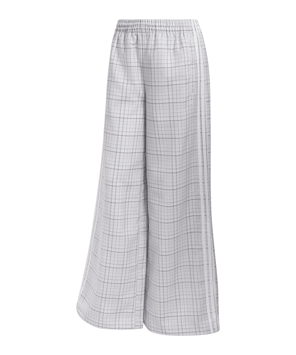 adidas Originals Loose Check Track Manguera Donna Grigio - grigio