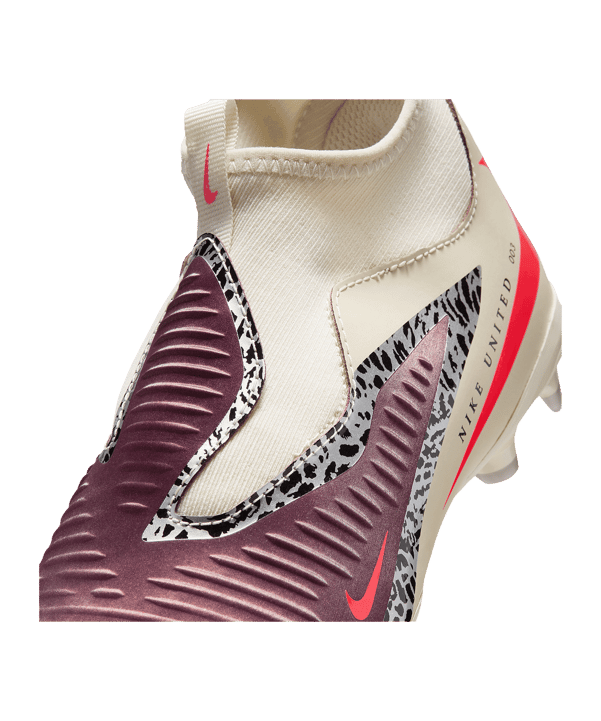 Nike Phantom 6 High FG/MG United Kids Rot F661 - rot