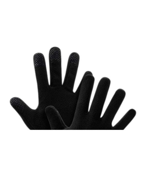 Erima Fleece Guanti Nero Cschwarz - nero