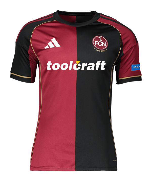 adidas 1. FC Nürnberg Trikot Heim 2025/2026 Damen Rot - rot