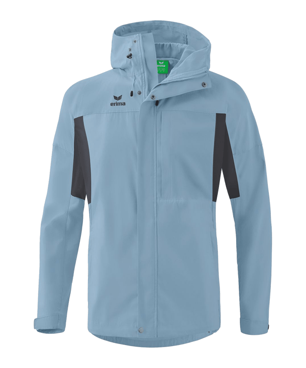 Erima Multifunktionsjacke faded Blau - blau