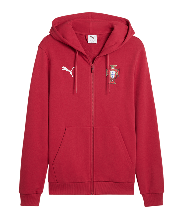 PUMA FPF Portugal FtblCulture Kapuzenjacke Rot F27 - rot