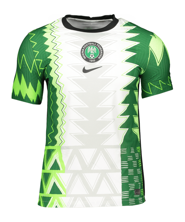 Nike Nigeria Auth. Trikot Home Weiss F100 - weiss