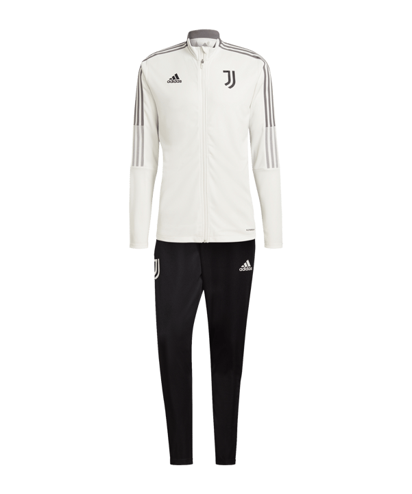 adidas Juventus Turin Trainingsanzug Weiss - weiss