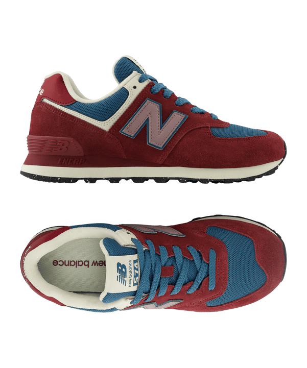 New Balance 574 Sneaker Rot FRBB - rot