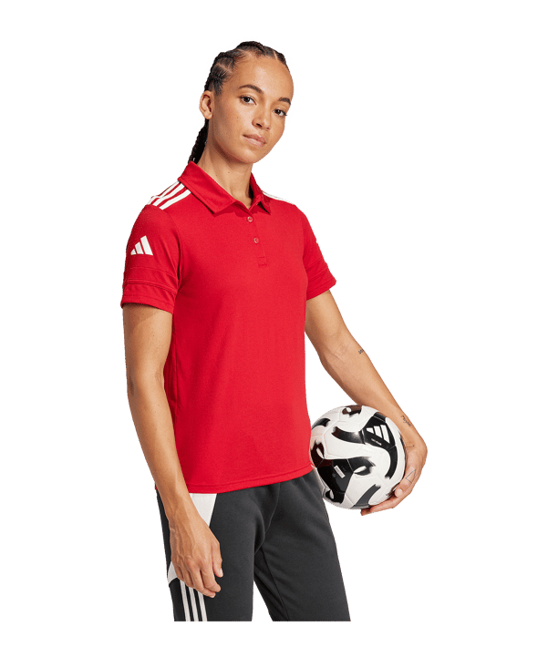 adidas Squadra 25 Polo Damen Rot - rot