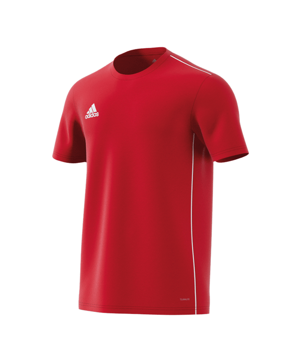 adidas Core 18 Trainingsshirt Rot Weiss - rot