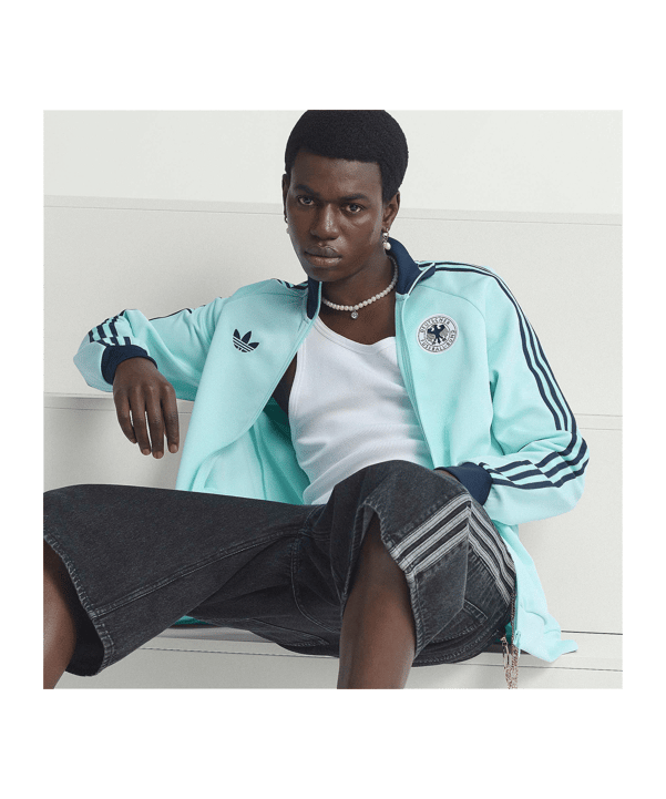adidas DFB Deutschland Originals Jacke Türkis - tuerkis
