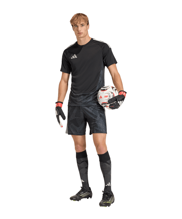 adidas Tiro 26 Torwarttrikot Kurzarm Schwarz - schwarz