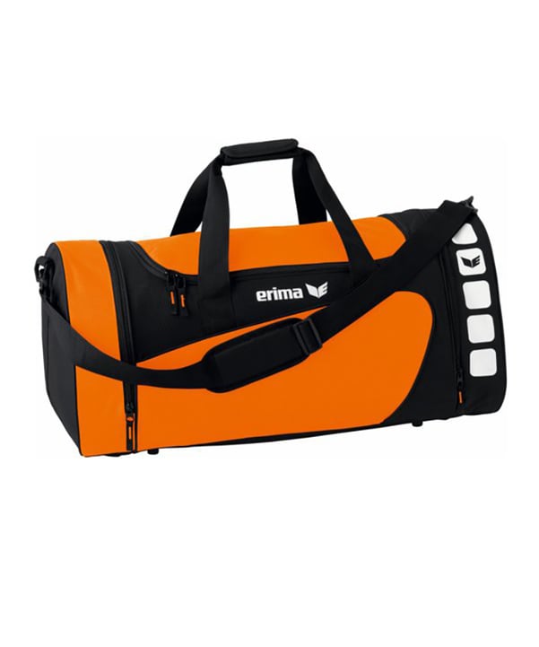 Erima Sporttasche Club 5 Orange Schwarz Gr. L - orange