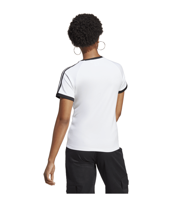 adidas Originals 3S T-Shirt Damen Weiss - weiss