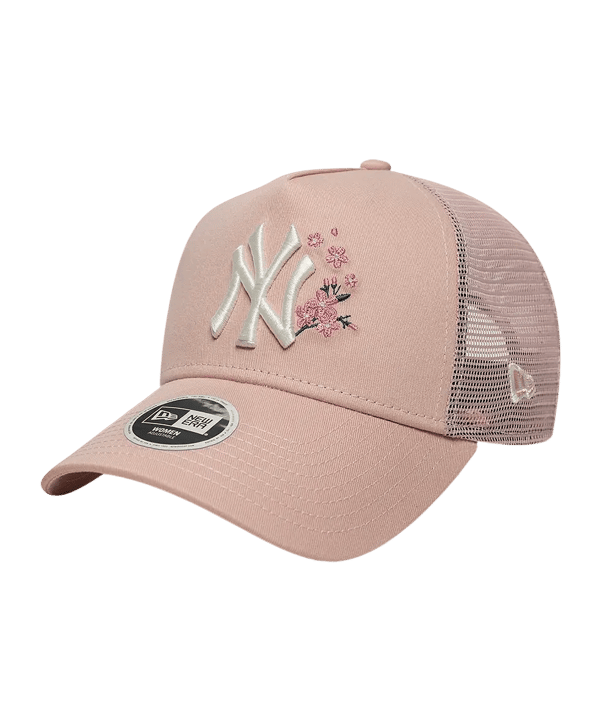 New Era Floral Trucker Neyyan Cap Damen Rosa