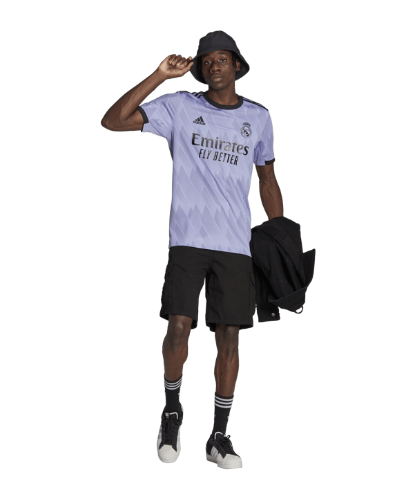 adidas Real Madrid Trikot Away 2022/2023 Lila - lila