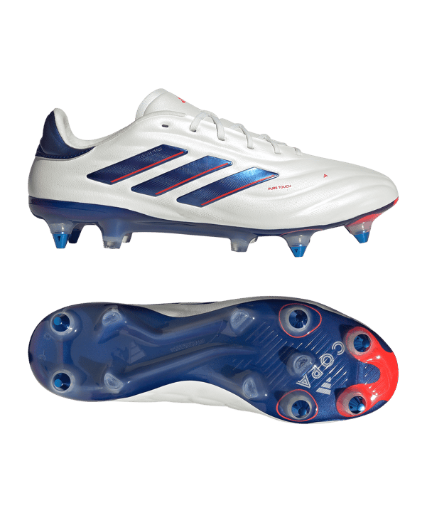 adidas COPA Pure 2 Elite SG Advancement Weiss Blau - weiss