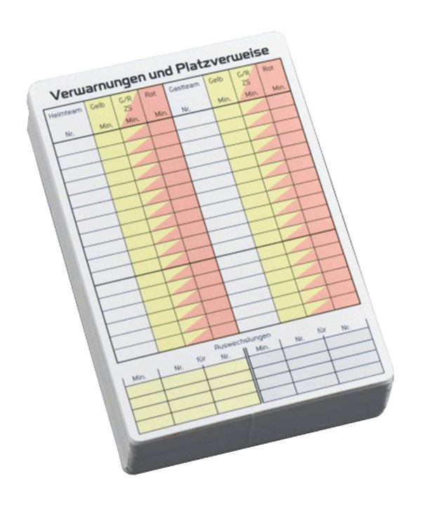 Cawila Set of 50 Football Notitiekaarten Wit - wit
