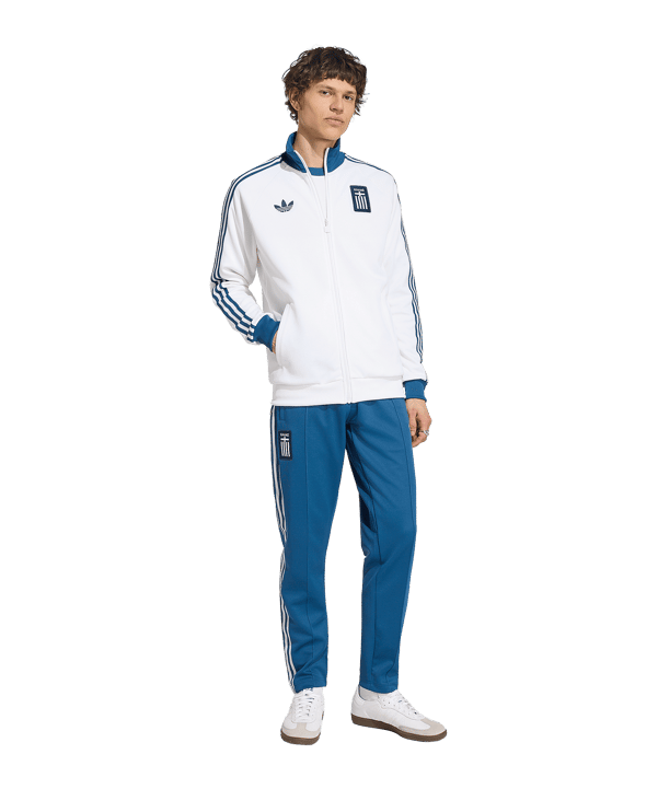 adidas EPO Griechenland Originals Track Jacke - weiss