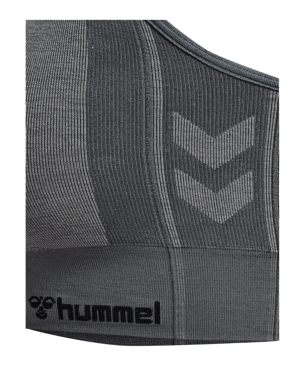 Hummel Mt Shine Seamless Sport-BH Damen Grau F1200 - grau