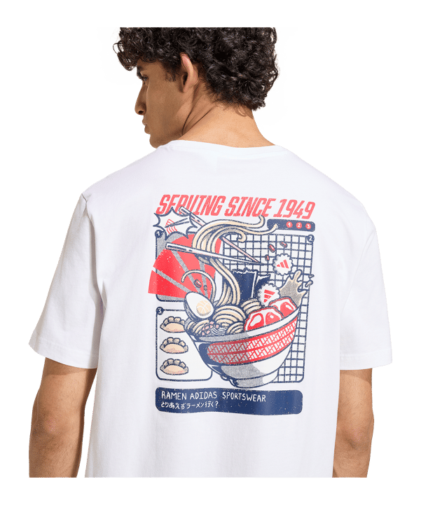 adidas Sportswear Ramen Graphic T-Shirt Blanc - blanc