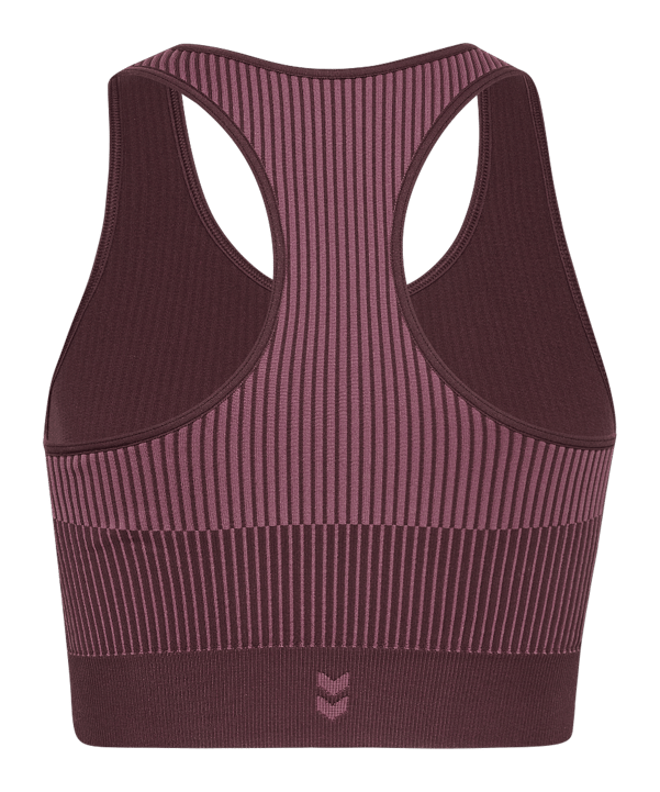 Hummel Yoga Seamless Crop T-Shirt Damen Braun F8016 - braun