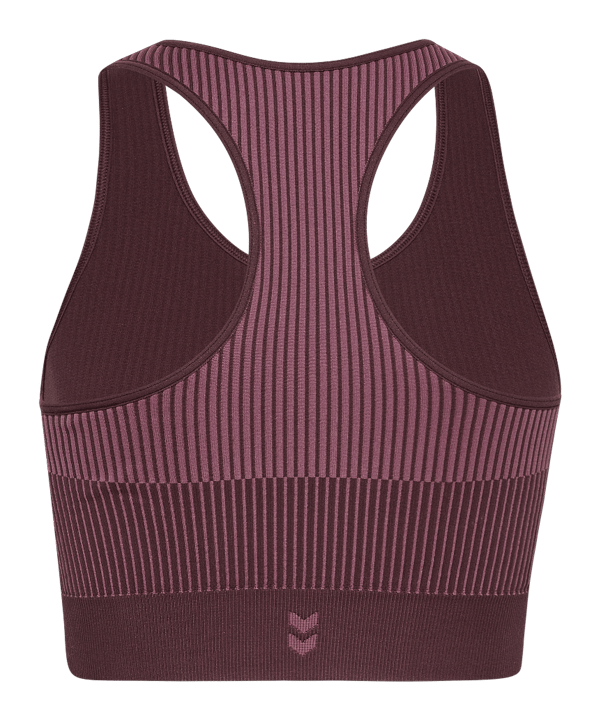 Hummel Yoga Seamless Crop T-Shirt Damen Braun F8016 - braun