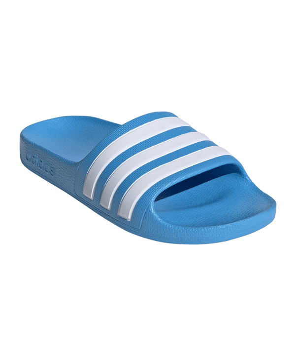 adidas Adilette Aqua Badelatschen Kids Blau - blau
