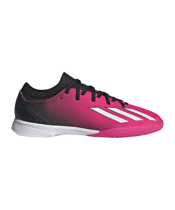 adidas X Speedportal.3 IN Halle Own Your Football Kids Pink Schwarz Weiss - lila