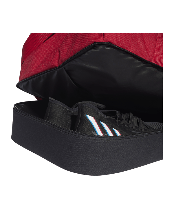adidas Tiro League Duffel Bag Gr. L Rot Weiss - rot