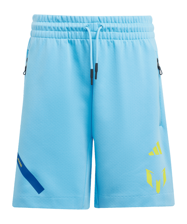adidas Messi ZNE Short Kids Blau - blau