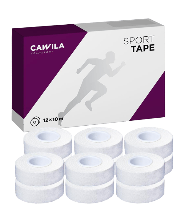 Cawila Sporttape PREMIUM 2,0cm x10m 12er Set Weiss - weiss