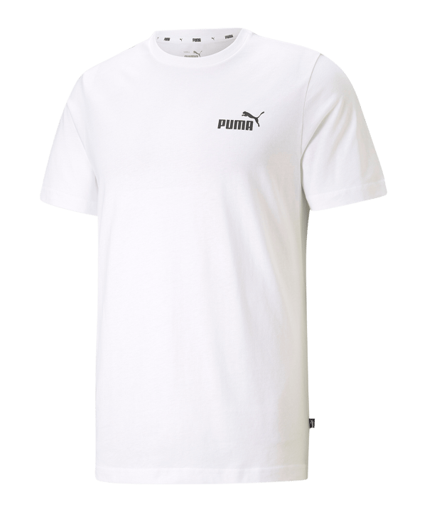 PUMA Essentials Small Logo T-Shirt Weiss F02 - weiss