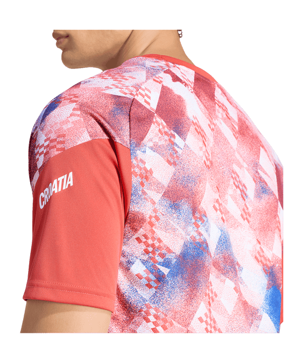 adidas Kroatien Pre-Match Trikot Home 2026 Rot - rot